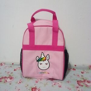 Pink Unicorn Kids Lunch Bag